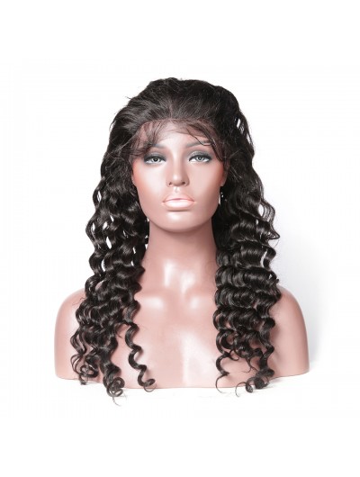 Remy Human Hair Wigs Lace Front Natural Wave