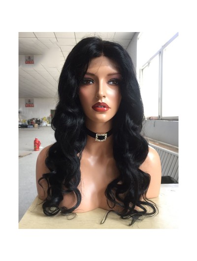 Loose Wave Brazilian Full Lace Wigs  Front Lace Wigs With Baby Hair