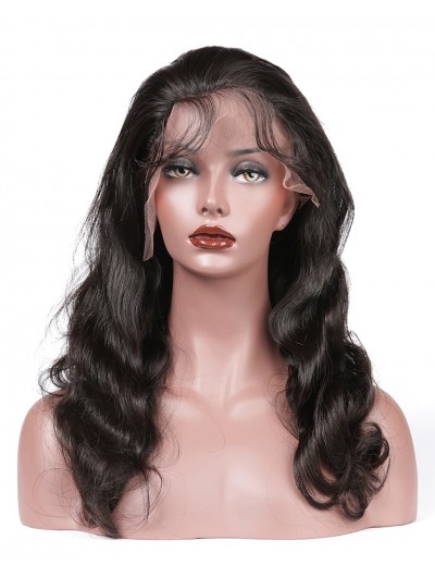 Full Lace Human Hair Wigs Body Wave Brazilian Remy Hair Swiss Lace
