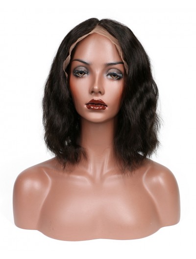 Pre Plucked Lace Front Human Hair Wigs Bob Brazilian Wavy Remy Hair Short Bob Wigs For Black Women