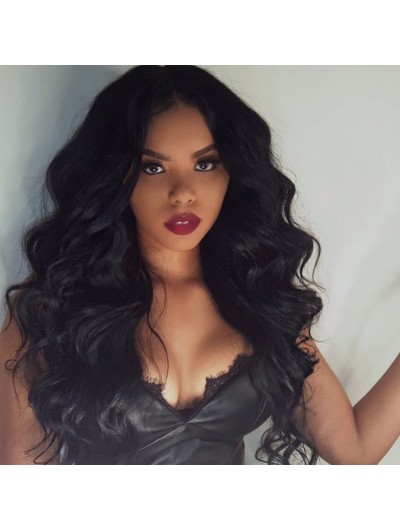 Human Hair Body Wave Human Hair Wigs With Baby Hair Full Lace Wigs For Black Women 