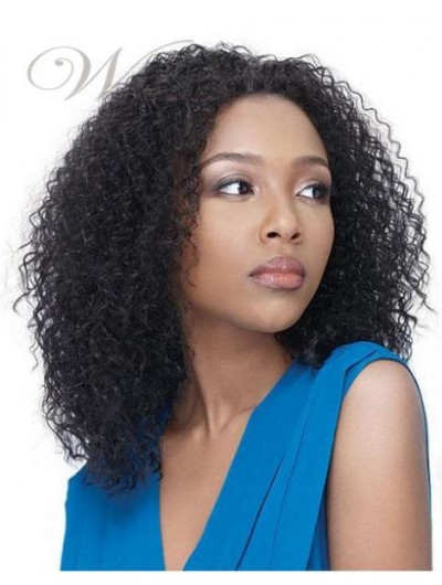 Lace Front Synthetic Hair Curly Wig Without Bangs