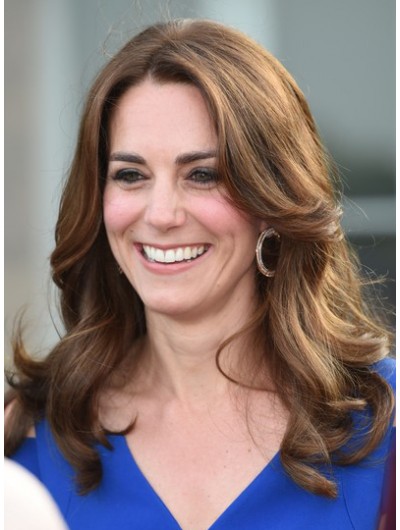 Kate Middleton Feathered Flip Wig