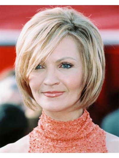 Blonde Short Hair Style For Over 50 Wig