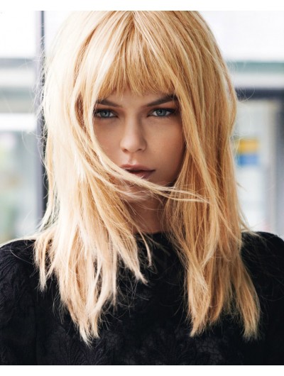 Sweet And Blonde Synthetic Hair Straight Wig