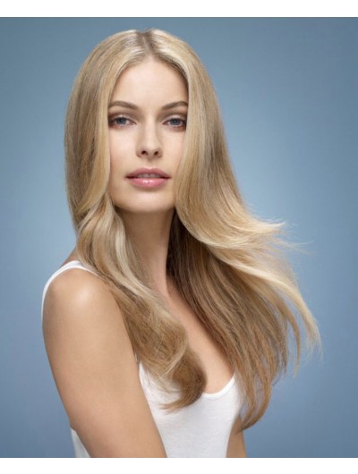 Very Long Hairstyle Remy Human Hair Wavy Wig