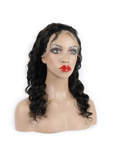 Loose Wave Curly Human Hair Lace Front Wigs Black Women Wigs With Baby Hair Lace Wigs